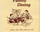 Patterson&#39;s Family Dining Menu West Third Spokane Washington  - £14.24 GBP