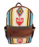 Western Handwoven Saddle Blanket Rug Pebbled Leather Carry-On Travel Bag... - $2,920.34 MXN