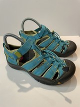 Keen Womens Newport H2 Hiking Water Sandals Teal Blue Yellow Size 5 Trail EUC - £31.27 GBP