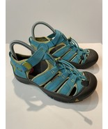 Keen Womens Newport H2 Hiking Water Sandals Teal Blue Yellow Size 5 Trai... - £30.66 GBP