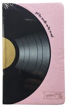 Yoobi Pink Journal - 5.2&quot; x 8.5&quot; - 80 lined sheets - Vinyl Record - NEW ... - $161.98 MXN
