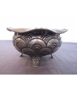 Vintage Antique Victorian Four Footed Small Bowl 8&quot; Silver ? - €107,63 EUR