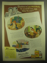 1945 Johnson&#39;s Wax Advertisement - Goodness me, says Molly McGee - £14.62 GBP