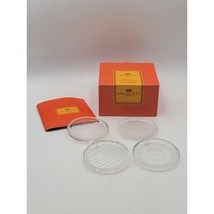 Salviati Venezia Set of 4 Crystal Coasters Art Glass w/ Box Vintage Italy - $2,956.42 MXN
