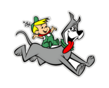 Elroy Jetson and Dog Sticker Vinyl Decal Waterproof Laptop Car Phone - $4.50+
