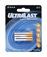 Ultralast ULA2AAA ULA2AAA AAA Alkaline Batteries, 2 pk - £15.61 GBP