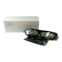 New 3D 3D Glasses Lunettes DC3V Black With Pouch Black - £10.32 GBP