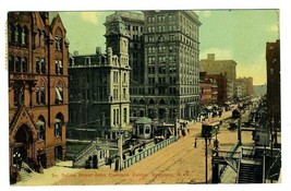 South Salina Street from Common Centre Syracuse New York Postcard 1911 - $10.89
