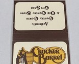 Vintage Matchbook Cover Cracker Barrel Old Country Store Restaurant gmg ... - $12.38