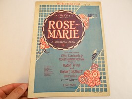 Vintage Sheet Music 1924 Totem Tom Tom From Rose Marie Musical Play - £6.99 GBP