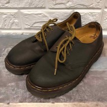 Vtg made in England Brown Leather Oxfords 4 Eye Doc Dr. Martens mens 5 w... - £90.02 GBP