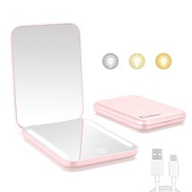 Kintion Rechargeable Pocket Mirror Double Sided 1X/3X Magnification Comp... - $573.39 MXN