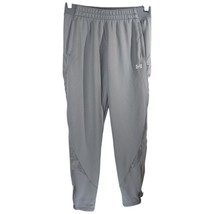Womens Warm Up Athletic Sweatpants Size Small Light Gray Under Armour Co... - £33.47 GBP
