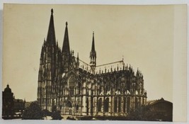 Rppc Cologne Cathedral Germany Real Photo Postcard R6 - £11.54 GBP