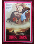 1968 Original Movie Poster Bora Bora Haydée Politoff Corrado Pani Kunstm... - £35.48 GBP