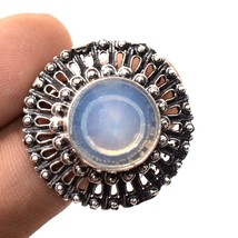 White Milky Opal Handmade Good Friday Gift Ring Jewelry 7.50&quot; SA 2404 - £3.18 GBP