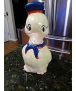 Vintage Duck Ceramic Kimble Mold Hand Paint Unique Pose Donald - $2,652.03 MXN