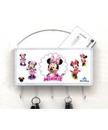 Minnie Mouse Mail Organizer, Mail Holder, Key Rack, Mail Basket, Mailbox - £26.06 GBP