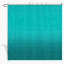 Turquoise Magnetized Shower Curtain Liner 70&quot; x 72&quot;  Teal - £7.39 GBP