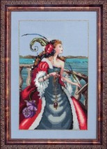MD113 &quot;The Red Lady Pirate&quot; Mirabilia Xstitch Chart With Embellishment P... - $69.29