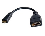 Cy Micro Hdmi Male To Hdmi Female Cable Adapter,Hdmi Female To Micro Hdm... - $15.99