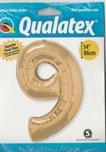 Qualatex &quot;Number 9&quot;(or 6)  34&quot;  Foil Balloon - $6.92