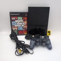 Sony PlayStation 2 PS2 Slim SCPH-90001 Console Gta 3 bundle Tested PLEASE READ  - $95.79