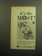 1958 RCA Victor Record Advertisement - Rockin&#39; with Kay - It&#39;s the most - £14.82 GBP