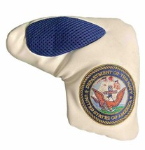 Department Of The U.S. Navy Golf Putter Headcover With Hook &amp; Loop Fastener Nice - £14.67 GBP