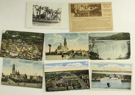 Vintage 8PC Travel Postcards SAN DIEGO CA Royal Palms Naval Air California Expo - £11.95 GBP