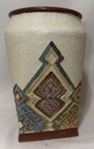 Southwest Vase Clay Pottery J. Queen New York #RN130494 Vases 4 1/2&quot; t - £11.64 GBP