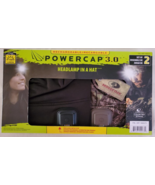 POWERCAP 3.0 Headlamp in a Hat Beanie Rechargable Set of 2-Black/Mossy O... - $21.73