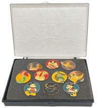 Vintage Disney Channel 10th Anniversary Boxed Set 10 Disney Pins 1993 NEW - £26.76 GBP