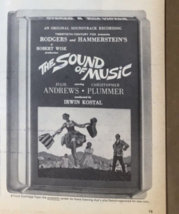 Vtg Julie Andrews Sound of Music Soundtrack RCA Stereo 8 Track Print Ad  - £10.02 GBP