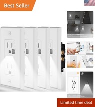 Compact Night Light Outlet with Built-in Dusk Sensor - Ideal for Bedrooms - €57,80 EUR