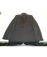 1 Button BEAU MONDE Designer Suit Jacket TUXEDO Coat MENS BLACK 44L - €34,79 EUR