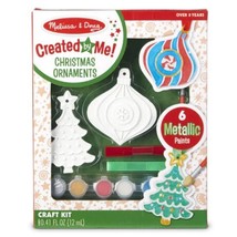  Melissa &amp; Doug Create Your Own Christmas Ornaments - Set of 2 Holiday Gift - £11.07 GBP