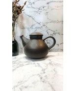 West Germany Bay Keramik Vintage Teapot Lid Carafe Stoneware Brown Matte... - $82.79 CAD