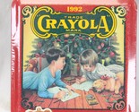 Crayola Collectible Holiday Christmas Tin Box Crayons 1992 Factory Sealed - $27.43