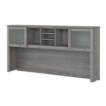 Bush Furniture Somerset 72W Desk Hutch in Platinum Gray - £402.14 GBP