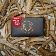 The Antler Box Premium Deer Antler Dog Chews (1 Lb Bulk Pack) (Large (3 To 4 Ant - £36.42 GBP