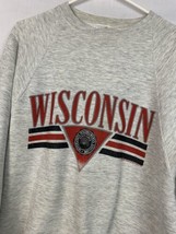 Vintage Wisconsin Badgers Sweatshirt Crewneck NCAA Men’s XL USA 80s 90s - £31.97 GBP