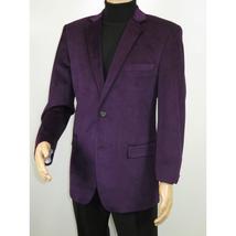 Men's Velvet Sports Coat Grammy Amy Award By BASSIRI , LEONARDI Style J1042 Plum image 5
