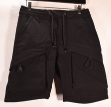 zara Mens Cargo Shorts Black S - £23.37 GBP