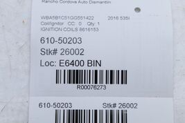 Set of 6 Ignition Coils 3.0L 8616153 Fits 11-19 BMW X6 76273 image 12