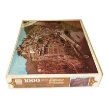 Whitman Guild 1000 pc Jigsaw Puzzle Manarola Italy Vintage 21.5 x 27.5" image 3