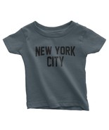 NYC Factory New York City Toddler T-Shirt Screenprinted Charcoal Baby Le... - £9.57 GBP+