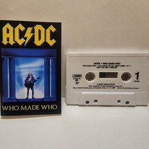 AC/DC Who Made Who Cassette Tape See Pictures - £10.01 GBP