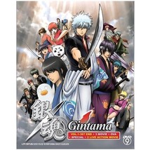 Gintama (VOL.1-367END)+3 MOVIE+OVA+SPECIAL+2 Live Action Movie Dvd - £72.89 GBP