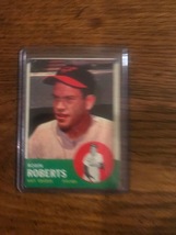 Robin Roberts 1963 Topps Baseball Card  (0495) - £6.25 GBP